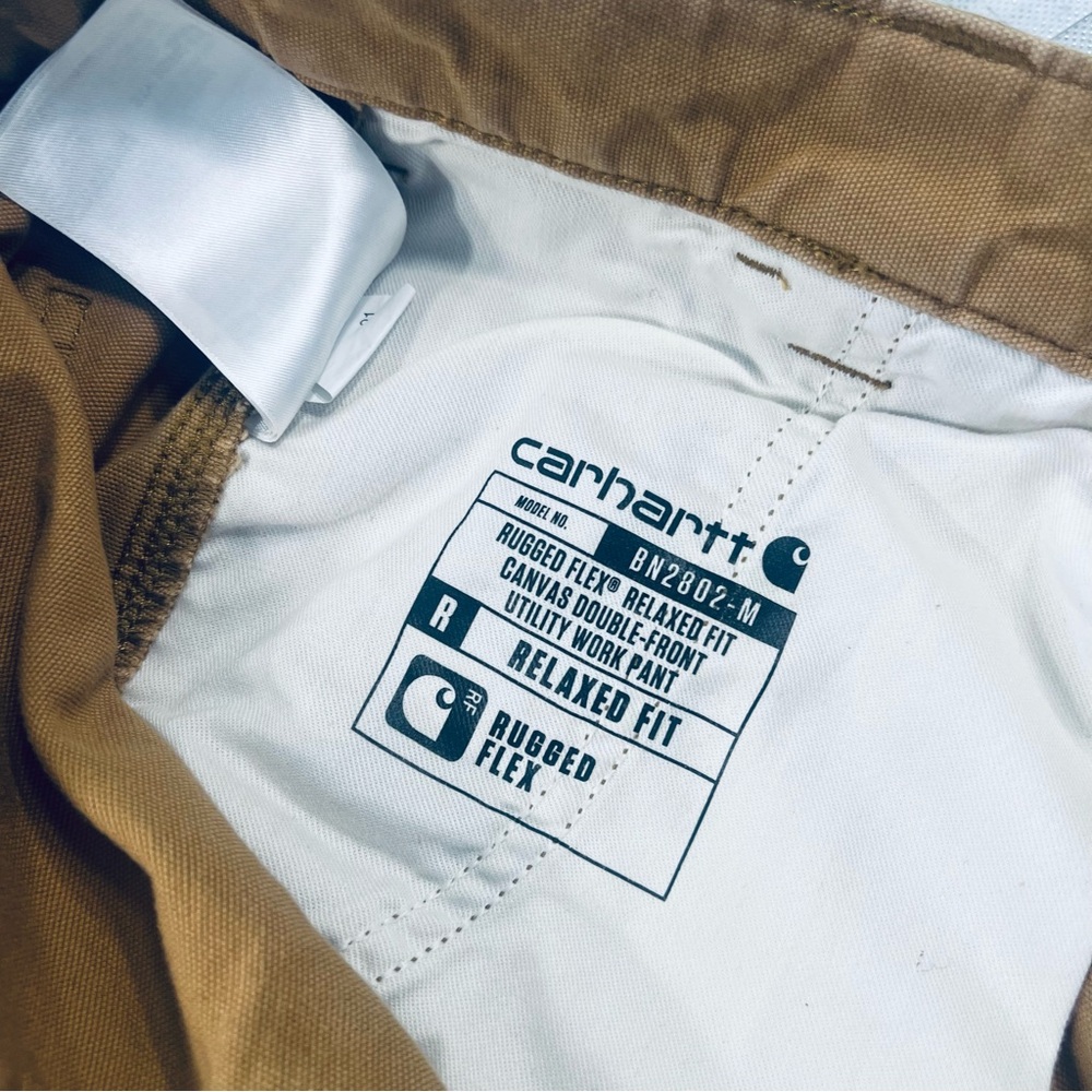 Carhartt Relaxed Fit Canvas Double Knee Utility Work Pants 32x32 - Picture 5 of 9